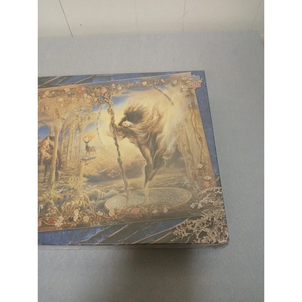 Masterpieces Art of Kinuko Craft Alphabet of Thorn 1000 Pcs Puzzle 19x27 NEW !